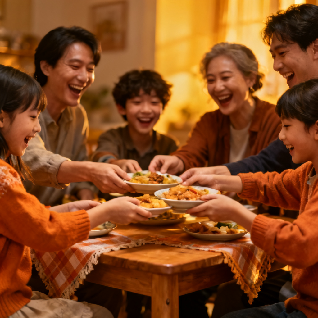 close-knit family 图片