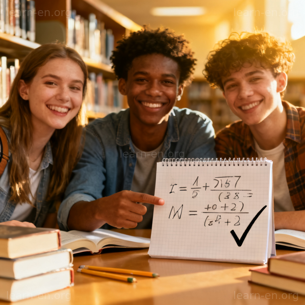 Students crack a problem, showing the meaning to solve something difficult.