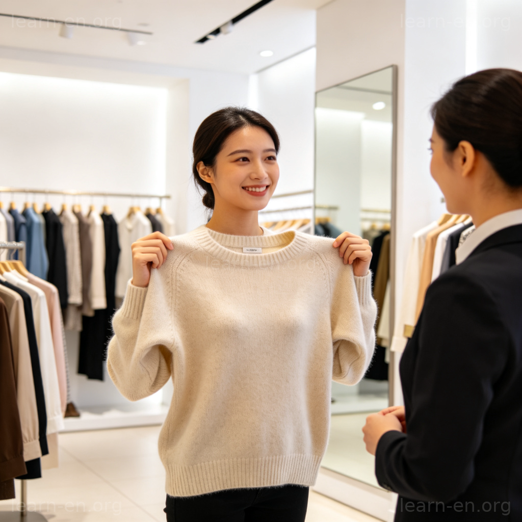 Do you have this in a larger size 购物询问更大尺码场景图解