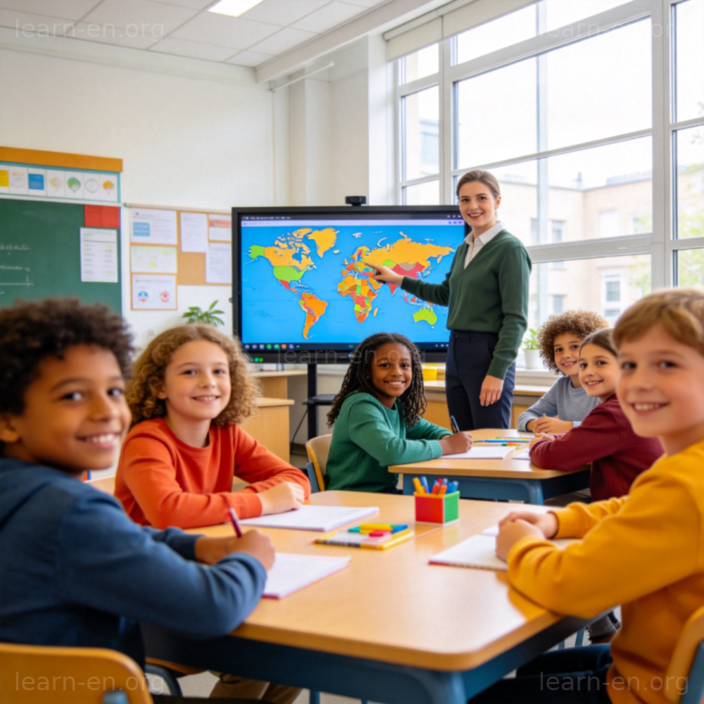 Education formal schooling classroom teacher students learning
