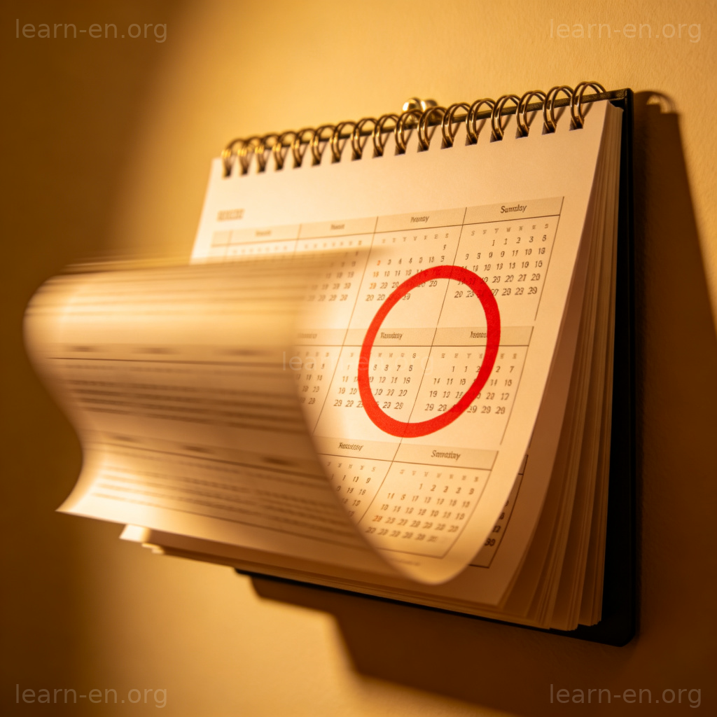 fast forward 含义图解：日历快速翻页至未来日期