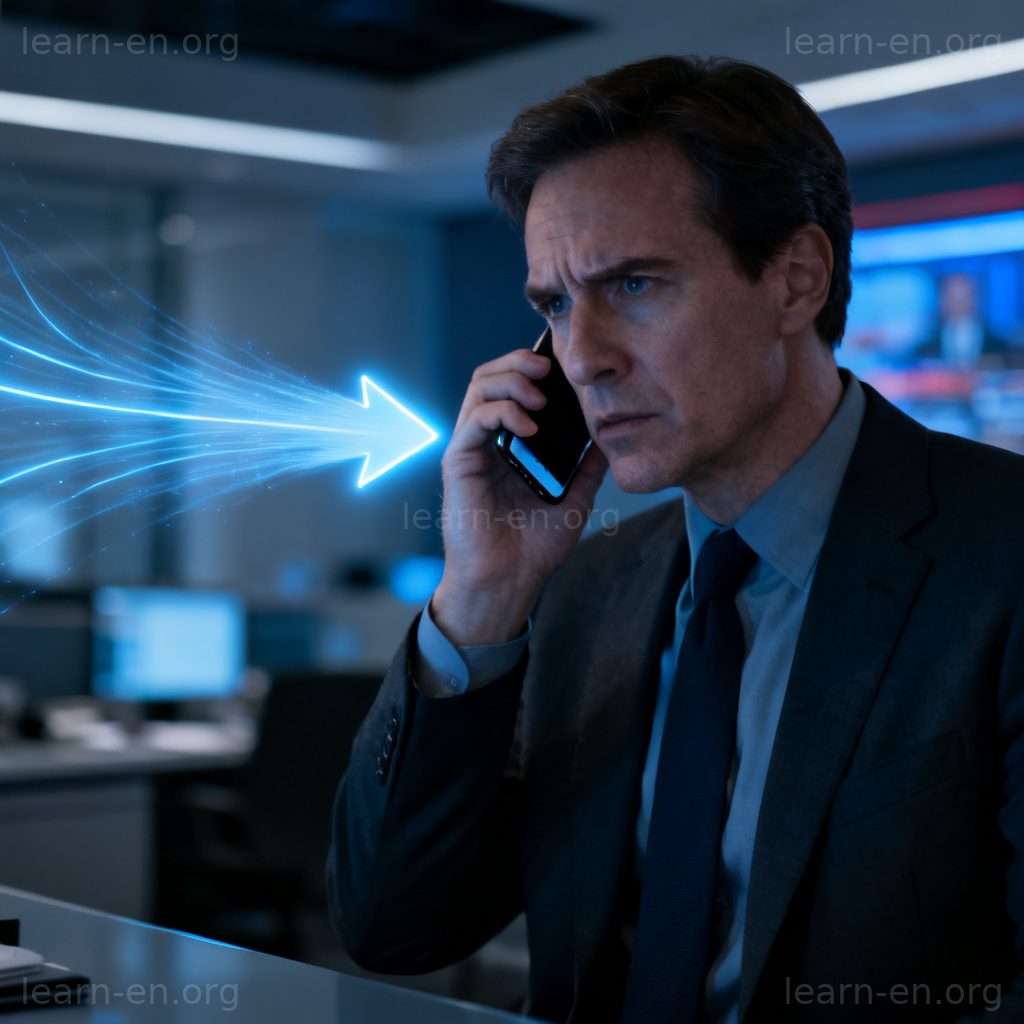 Metaphor for information filtering, showing a journalist receiving a tip.