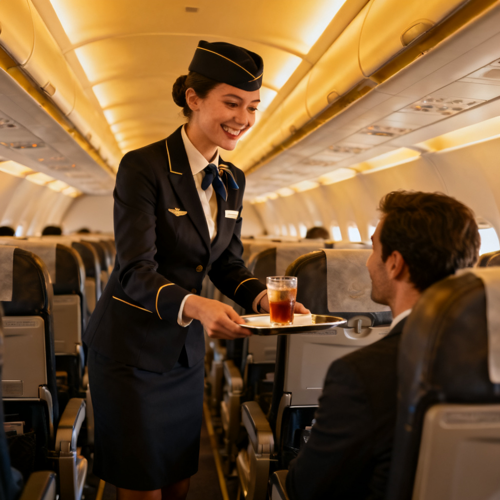 flight attendant 图片