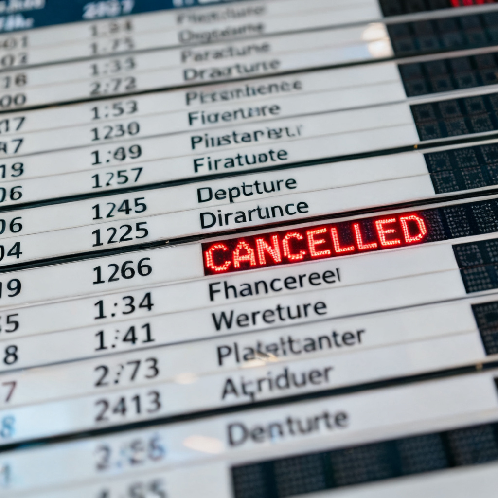 flight cancellation 图片