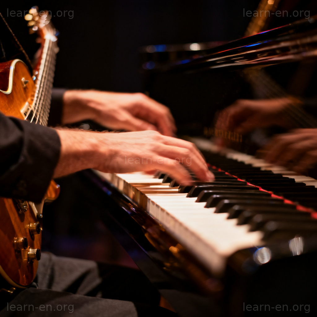 Fluency in action: A musician's hands performing with effortless grace and skill.