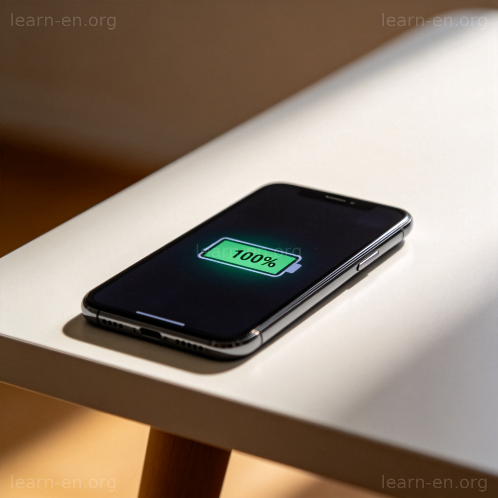 fully 完全含义图解：手机电池充满至100%