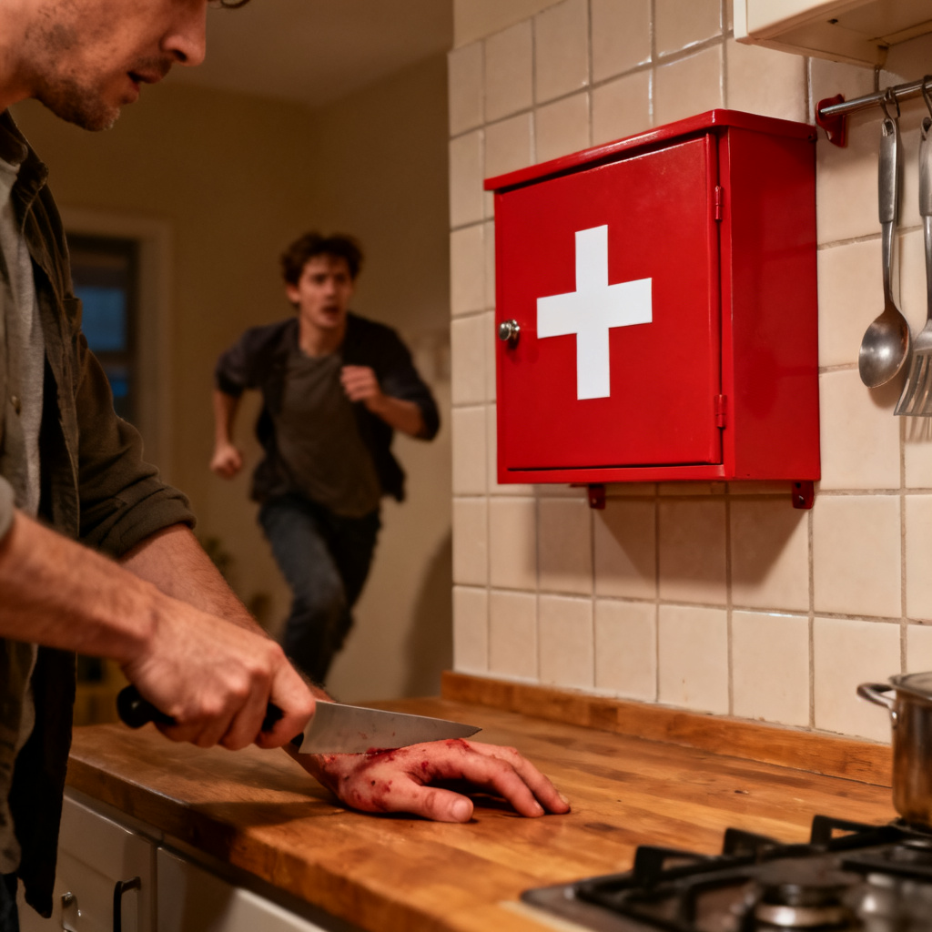 grab the first aid kit 图片