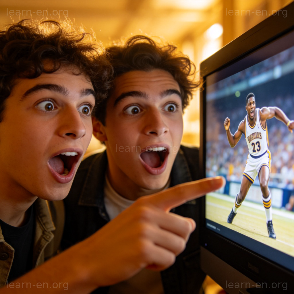 Greatest of All Time 图解：朋友惊叹史上最佳运动员的场景