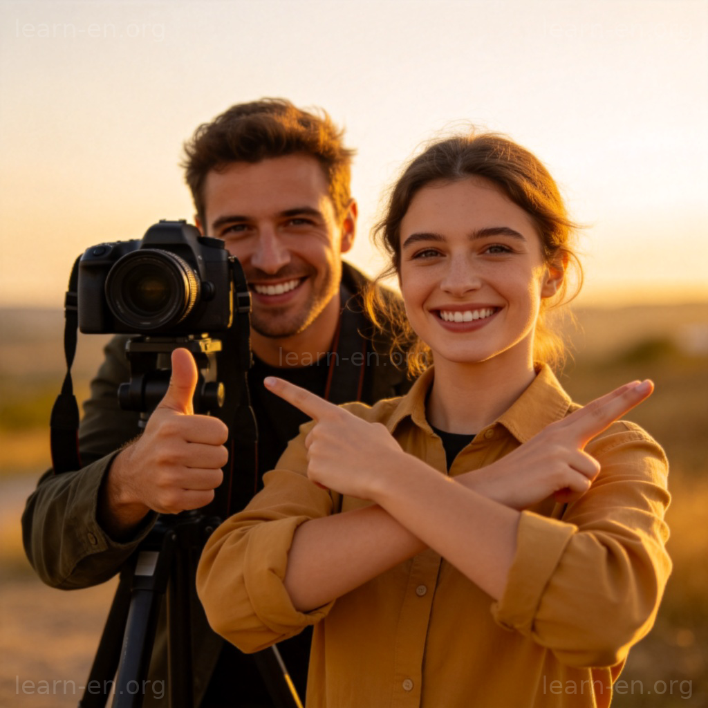 hold that pose 图解：摄影师示意模特保持拍照姿势