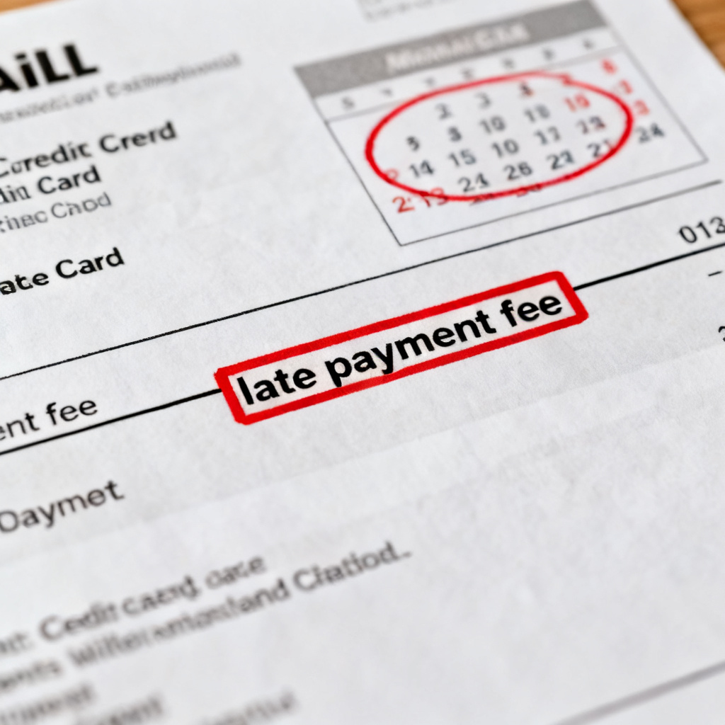 late payment fee 图片