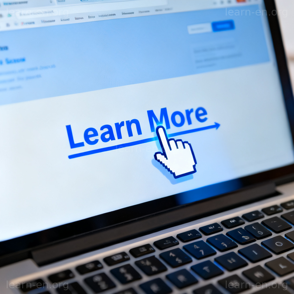 Link as hyperlink: a computer cursor hovering over a blue underlined web link.