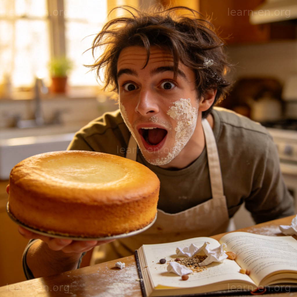 luck 侥幸示例：新手厨师意外做出完美蛋糕