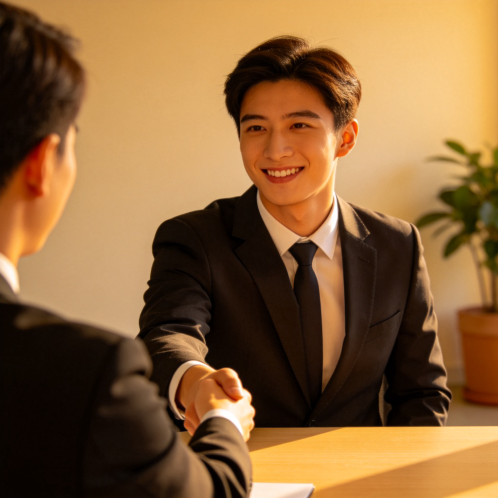 manner 场景图解：职场中礼貌握手的行为举止