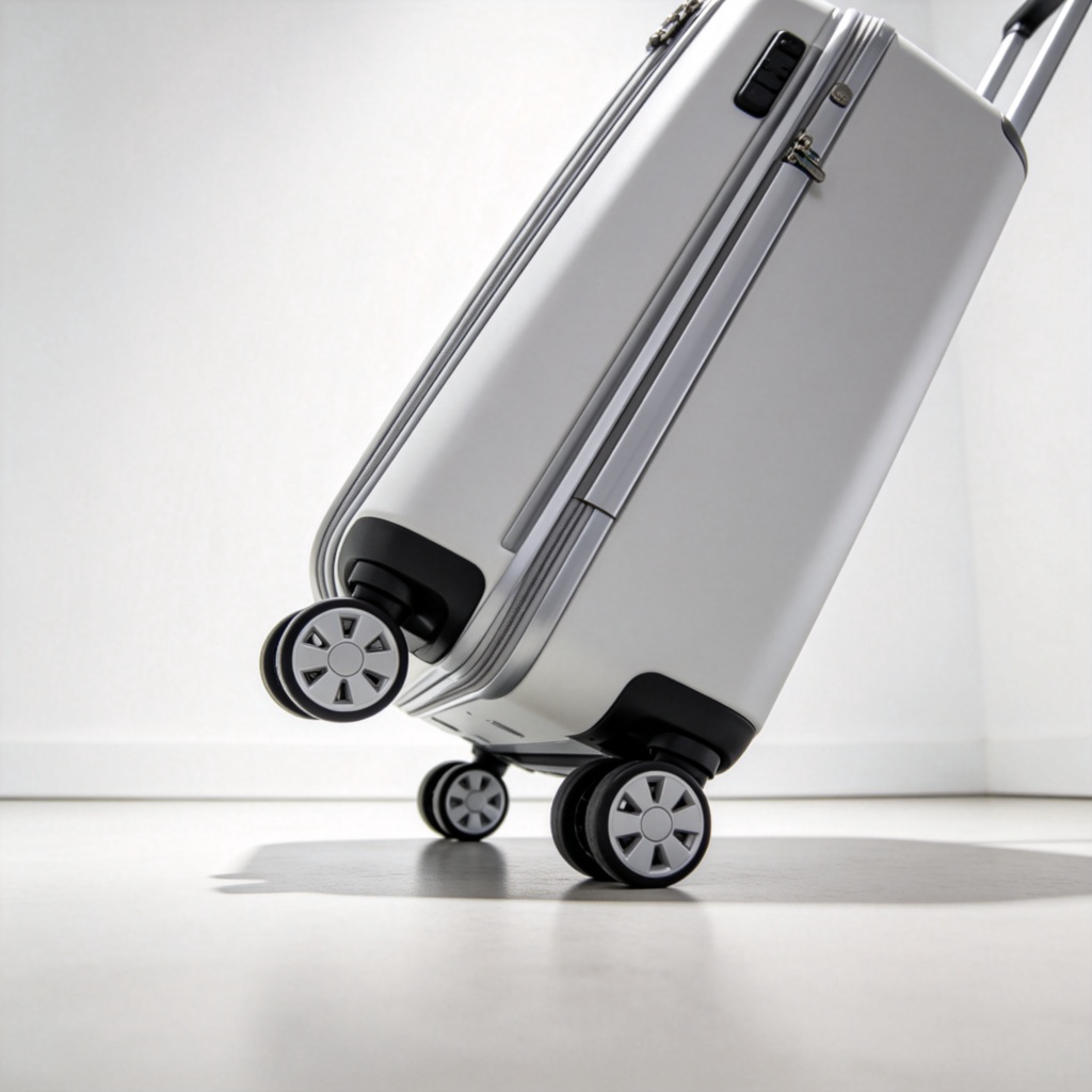 mobile 含义图解：带轮行李箱展示可移动性