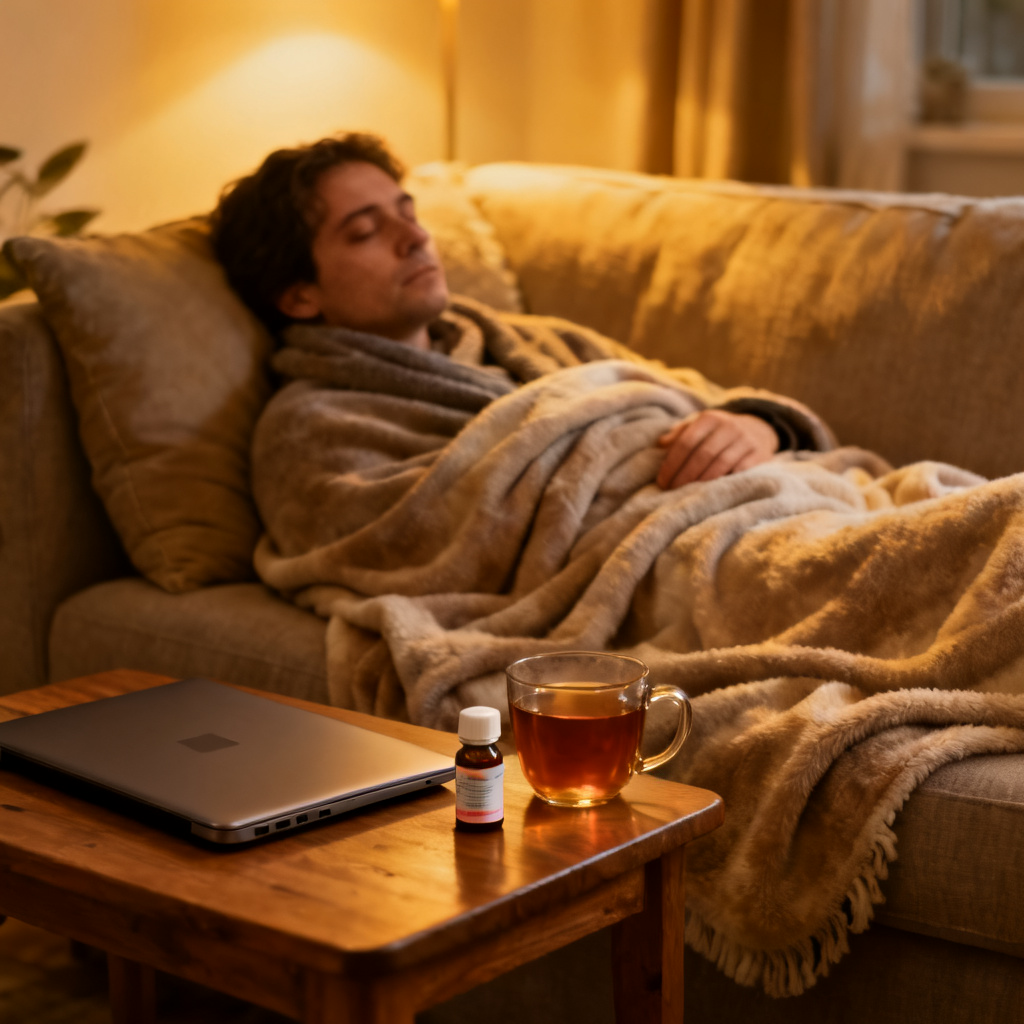 on sick leave 图片