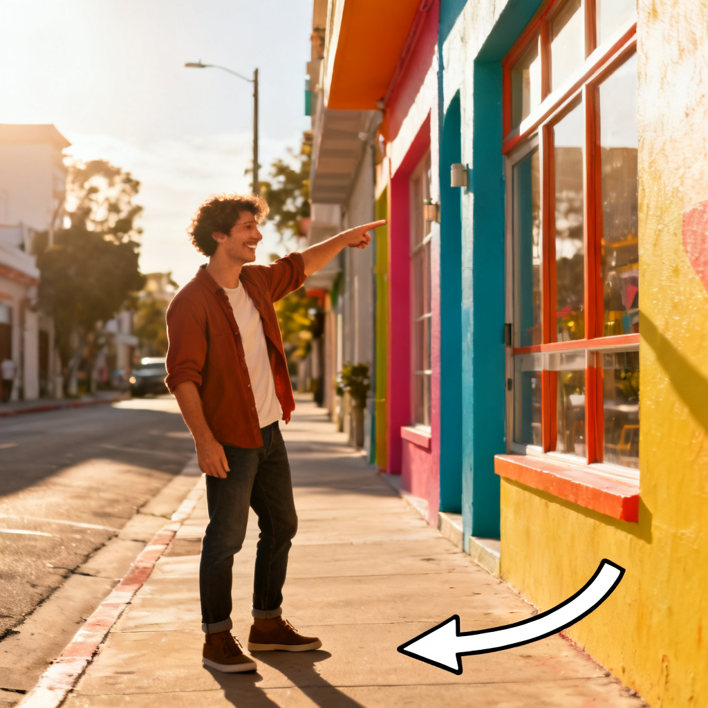 on your right 图片