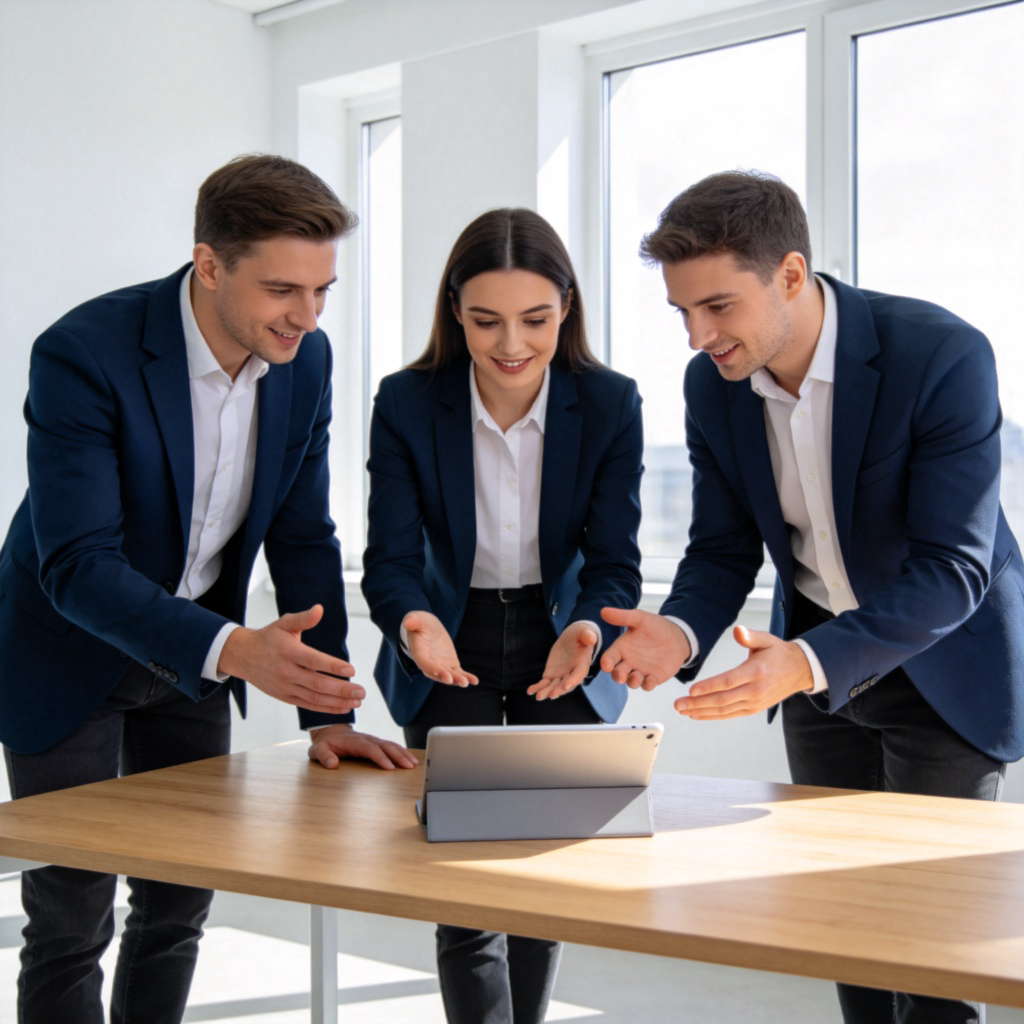 peer 同辈含义图解：办公室同级别同事平等协作场景