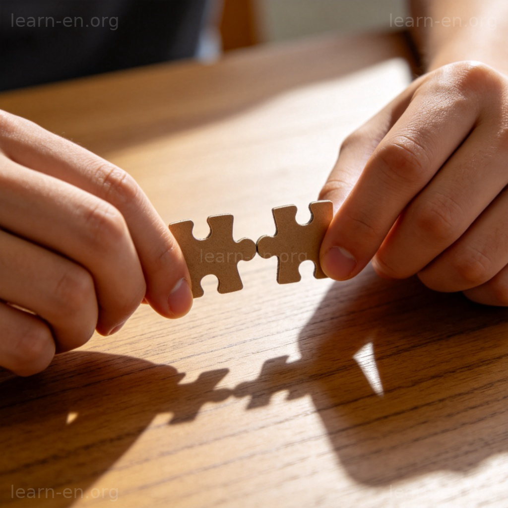 perfectly 完美契合含义图解，拼图严丝合缝场景