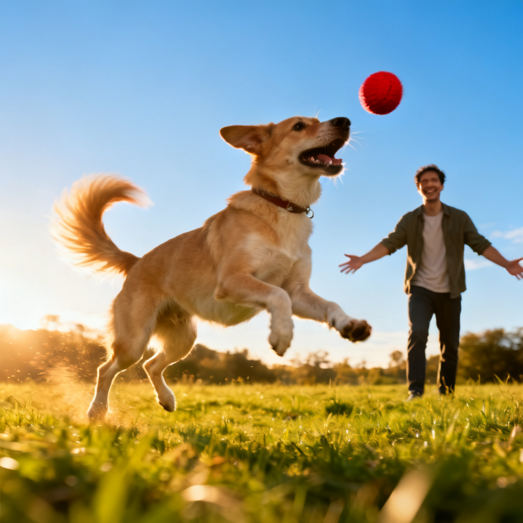 playing fetch 图片