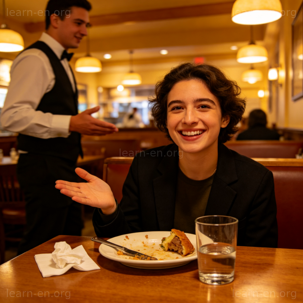 Please prepare a takeout bag for us 餐厅打包请求场景图解