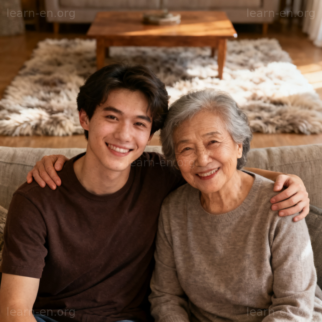Proximity example: family members sitting close on a sofa, illustrating relational closeness.
