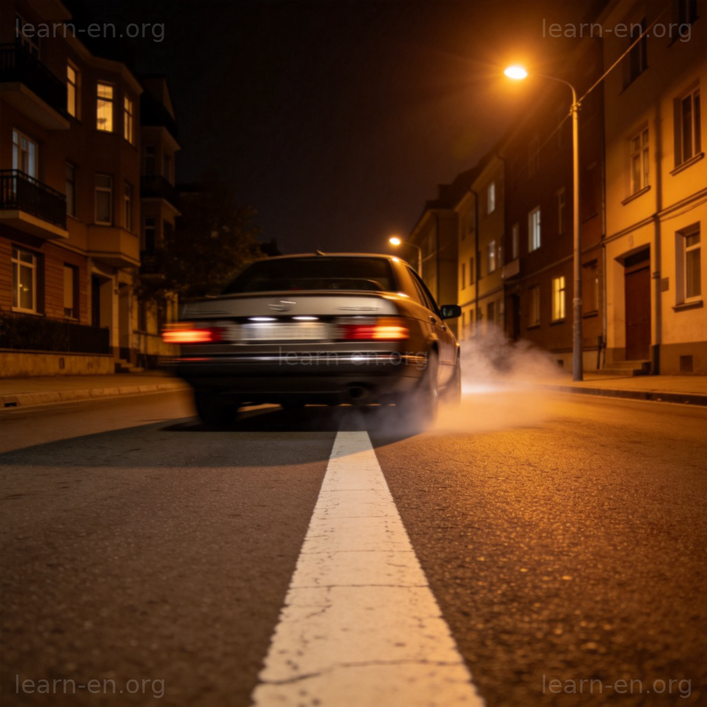 Pull-up 紧急停车场景：车辆在街道上急刹停止