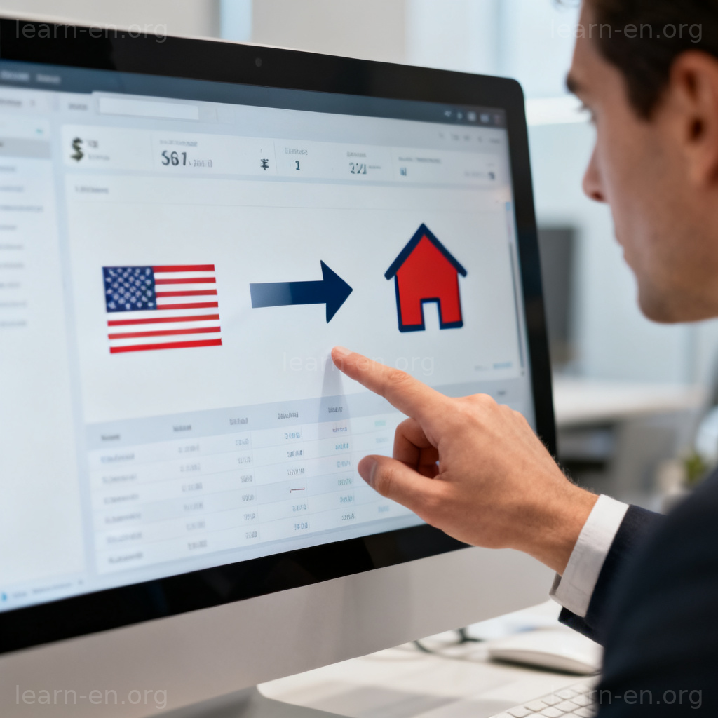 Repatriate financial meaning diagram: transferring profits from foreign to home country.