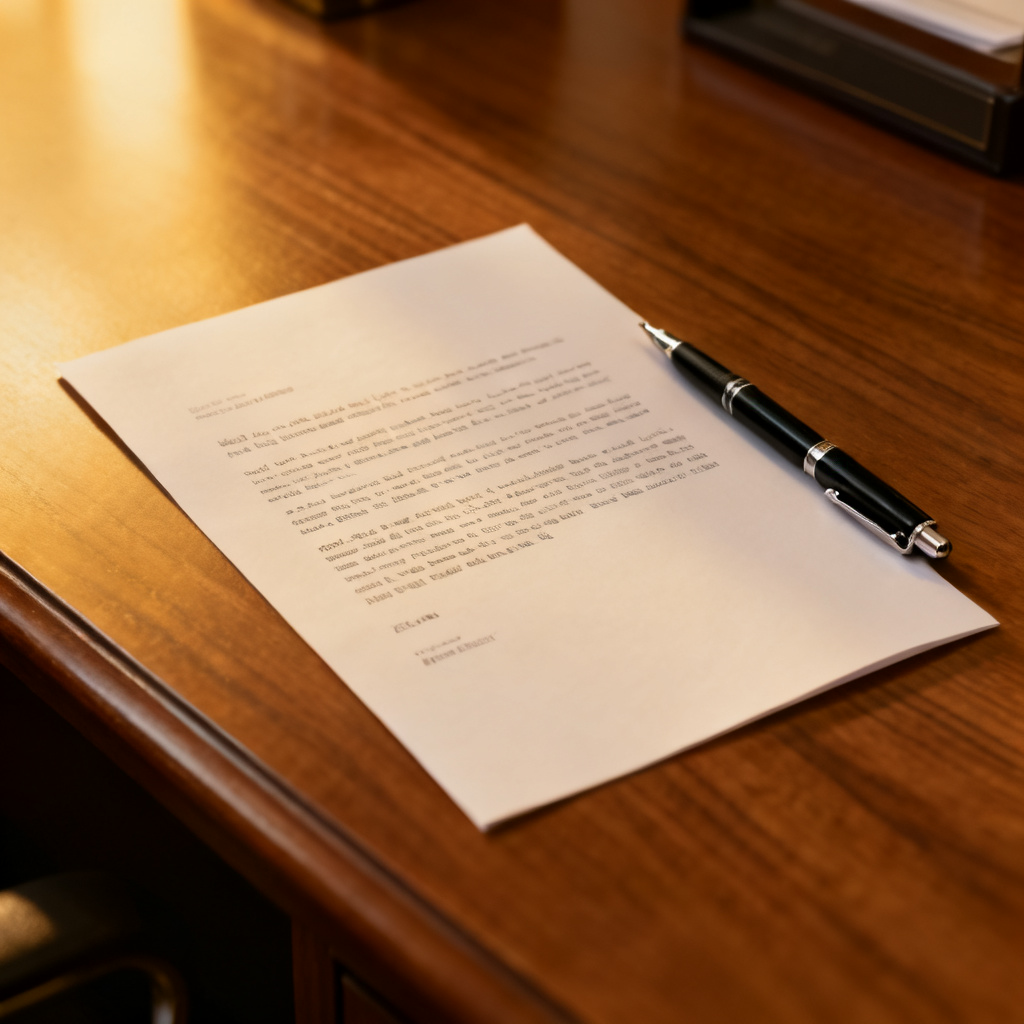 resignation letter 图片