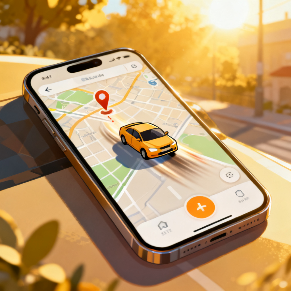 ride-hailing app 图片