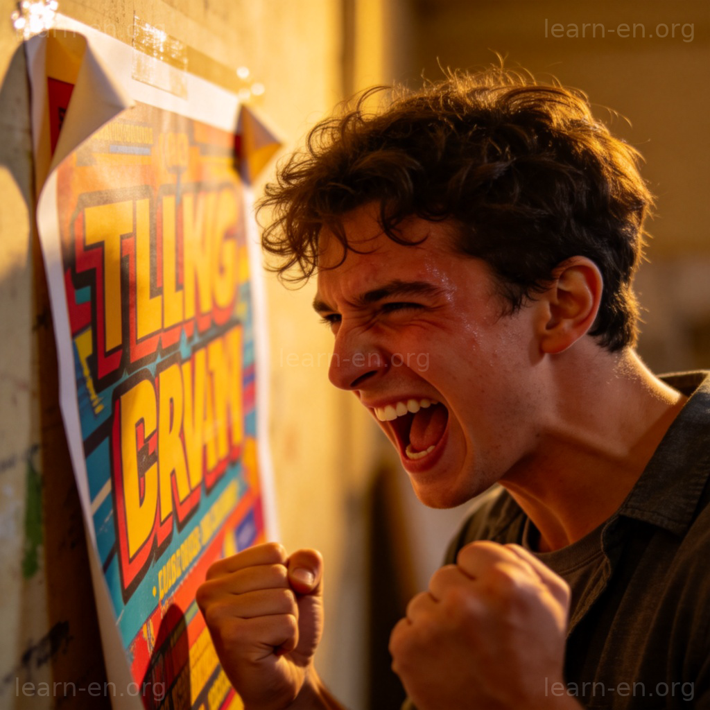 see red 暴怒图解：人物紧握双拳、面红耳赤的场景