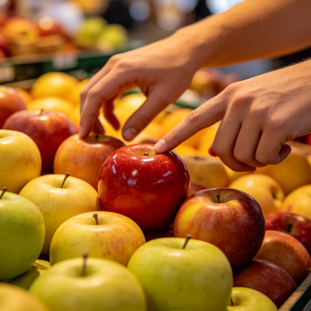 selection 选择过程图解：在苹果中挑选最红的一个