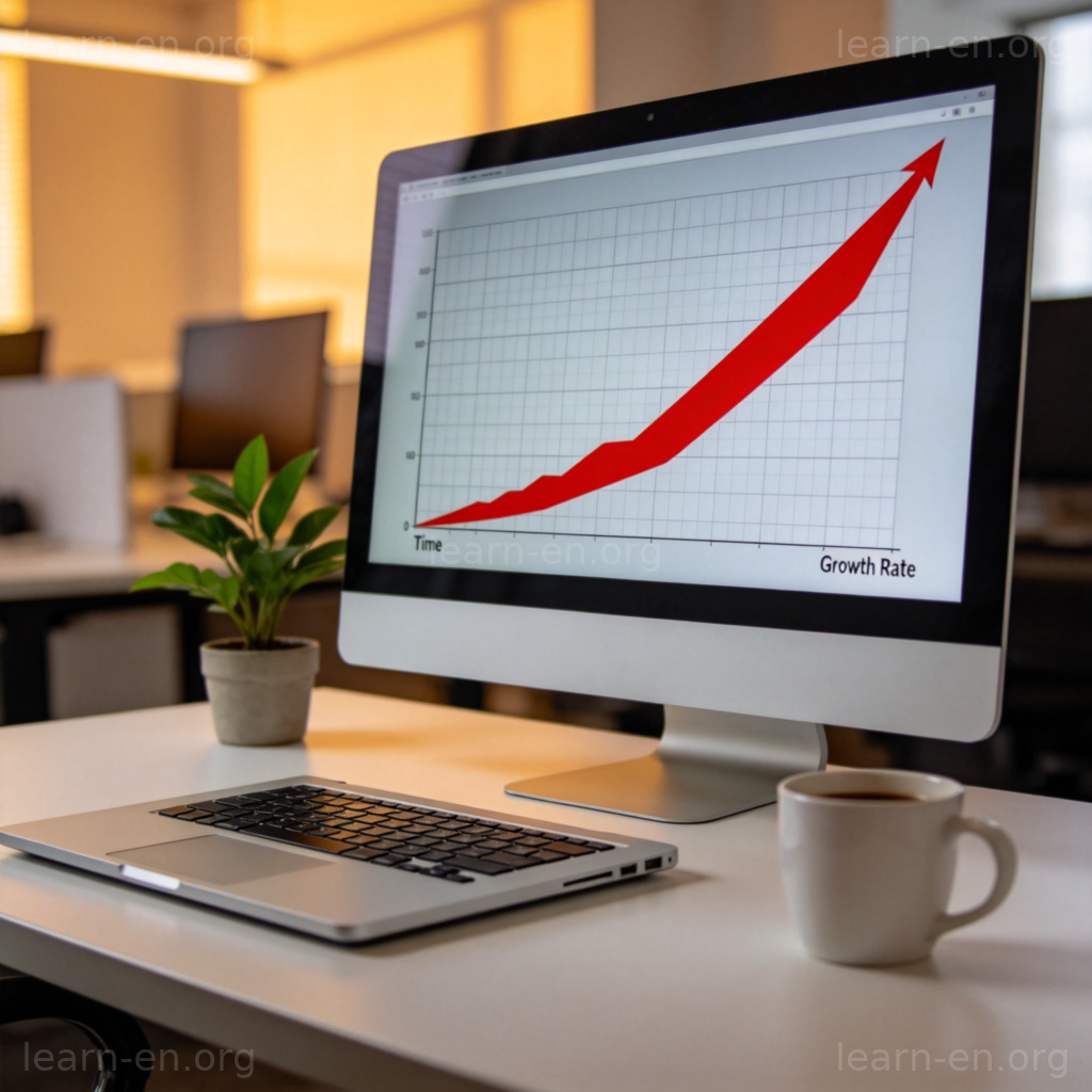 sharp 急剧含义图解：图表显示急剧上升