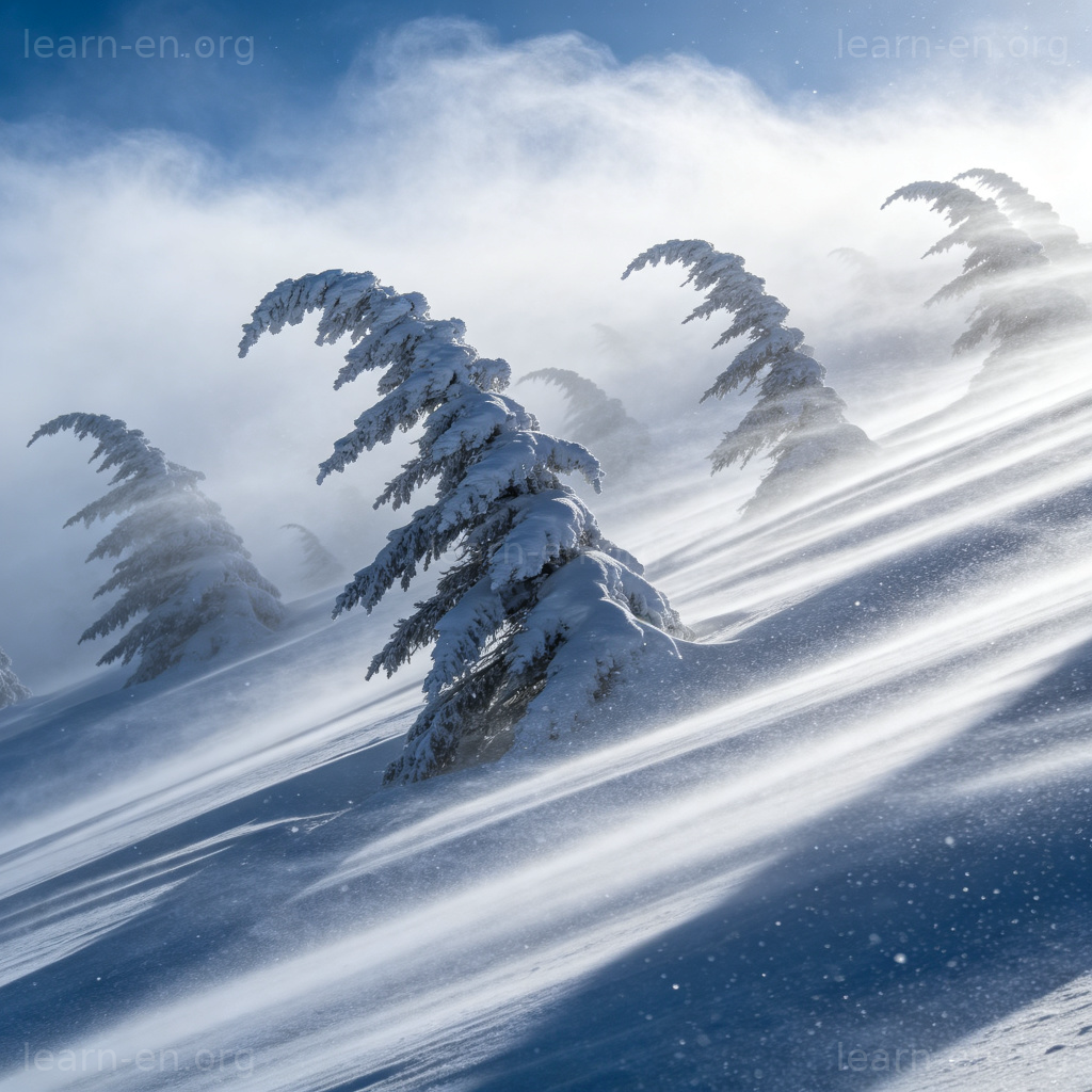 Snowstorm 暴风雪场景图解：狂风大雪低能见度