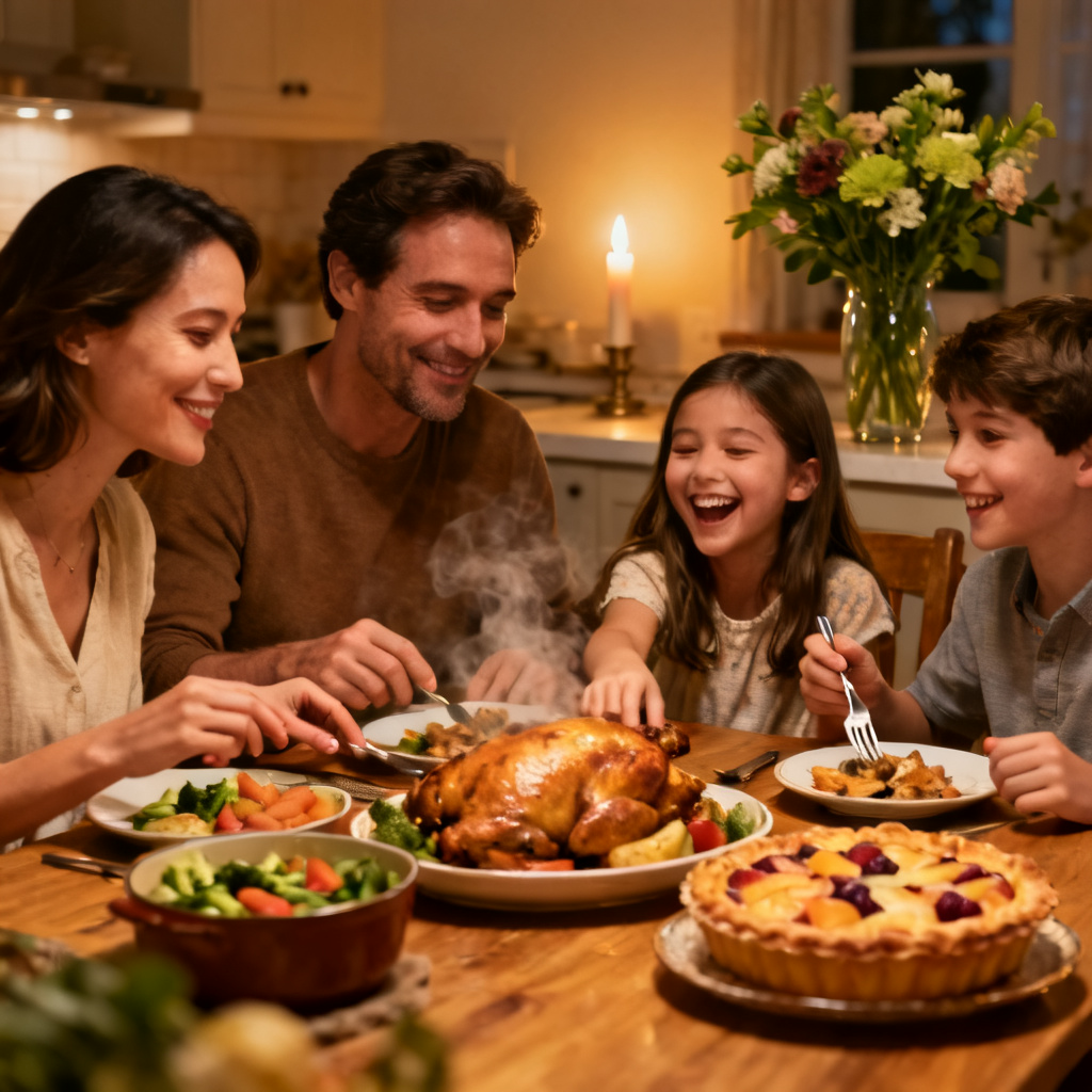 special family meal 图片