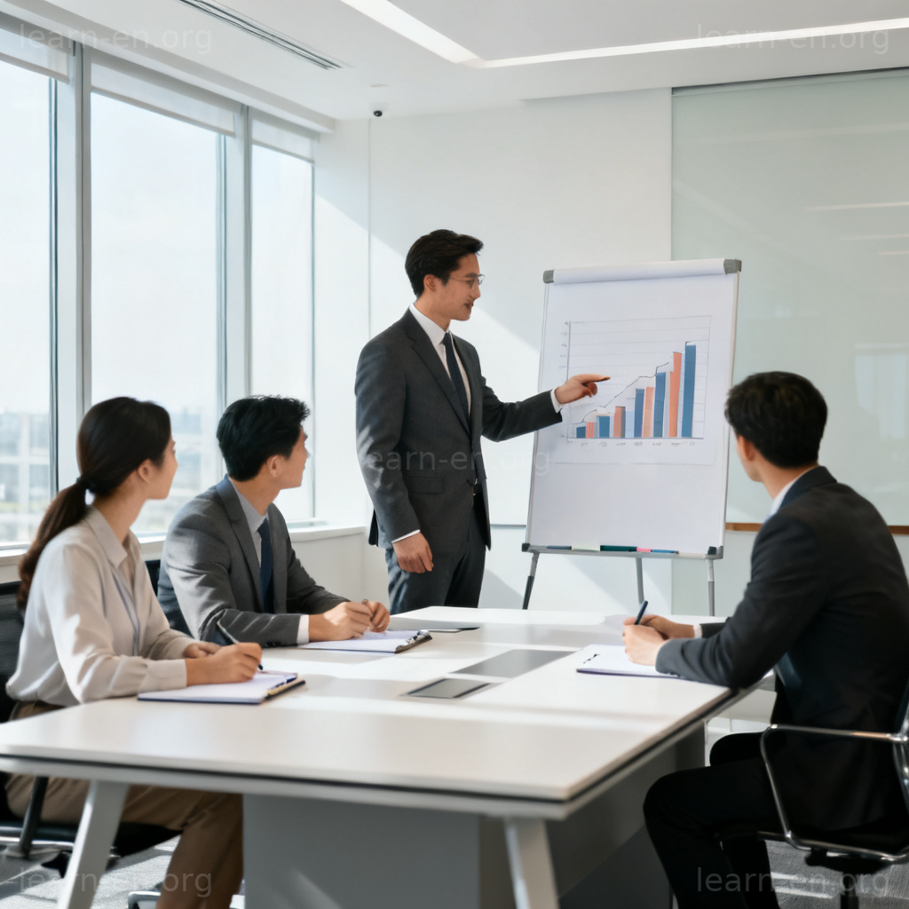 Subordinate as a person: team members listening to manager during a strategy meeting.
