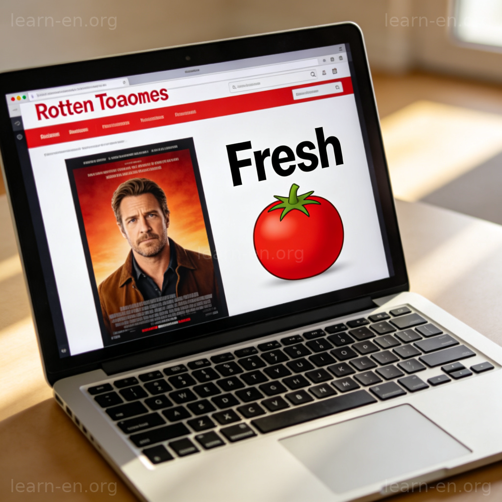 烂番茄网站显示新鲜评分与电影海报的屏幕截图