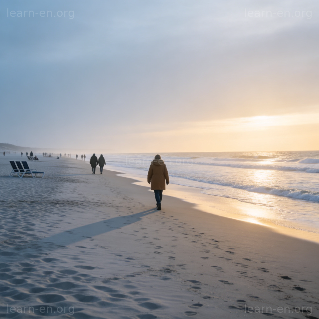 travel off-season 图解：秋冬季宁静海滩的淡季旅游场景