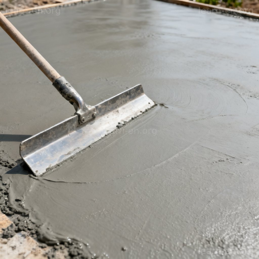 Uniform consistency concept: smooth, even concrete surface texture.