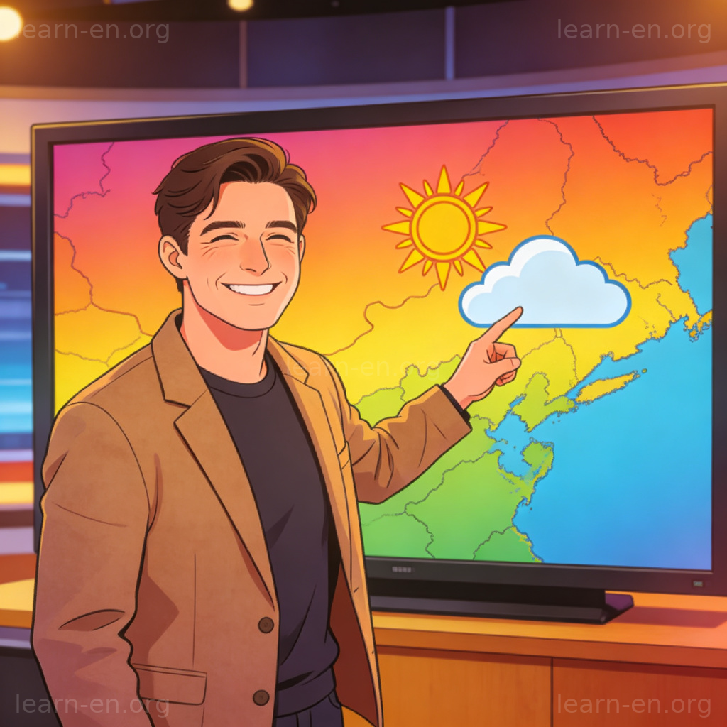 Weather forecast sun cloud