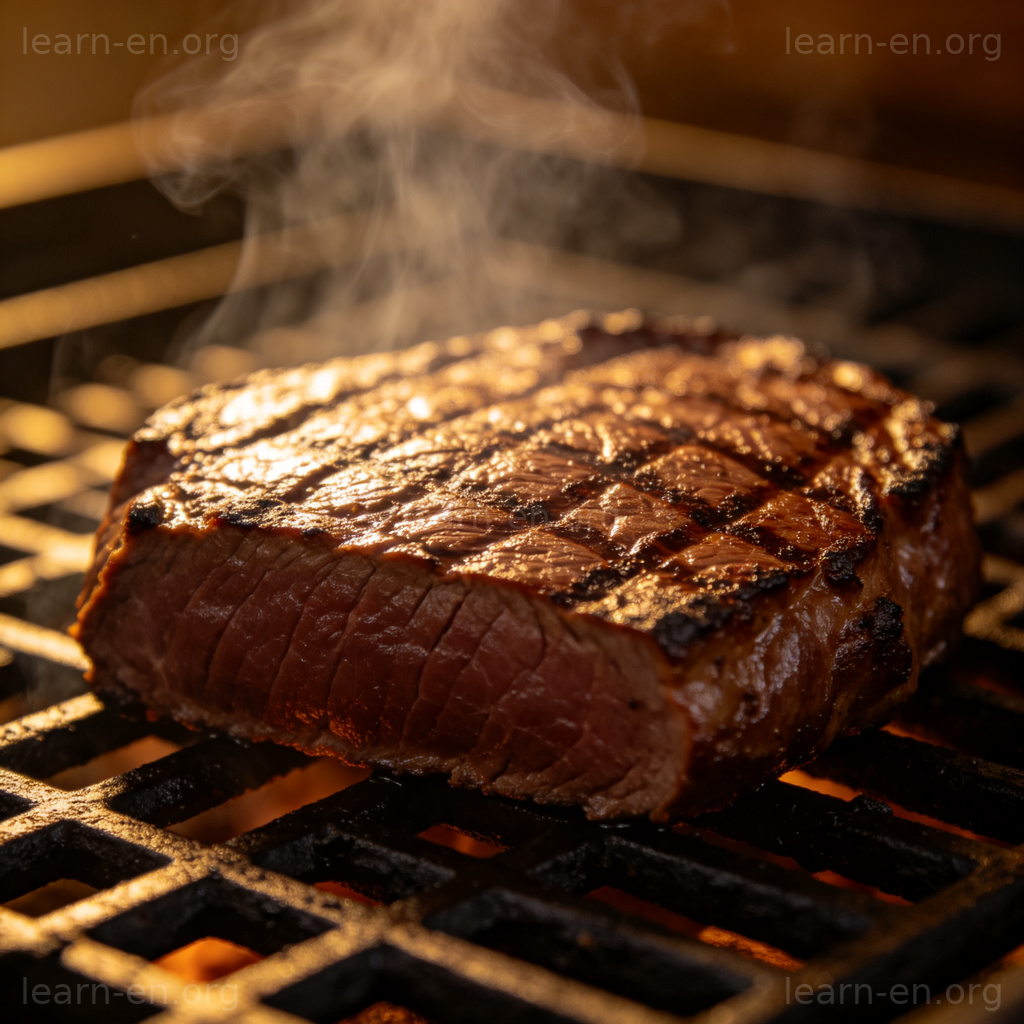 well-done 全熟牛排图解：内部完全熟透无血色的牛排